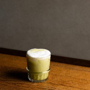 ICED CARAMEL COCONUT MATCHA LATTE