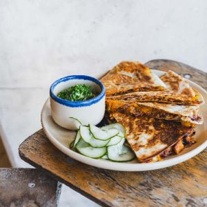 PULLED PORK QUESADILLAS