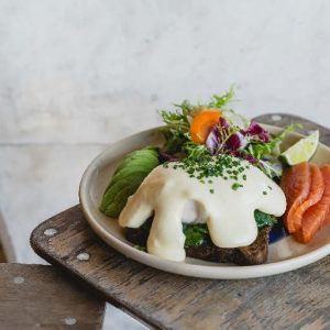 BENEDICT SALMON AVOCADO